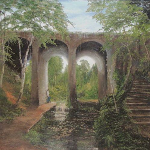 Groudle Glen Viaduct (100cm x 100cm)