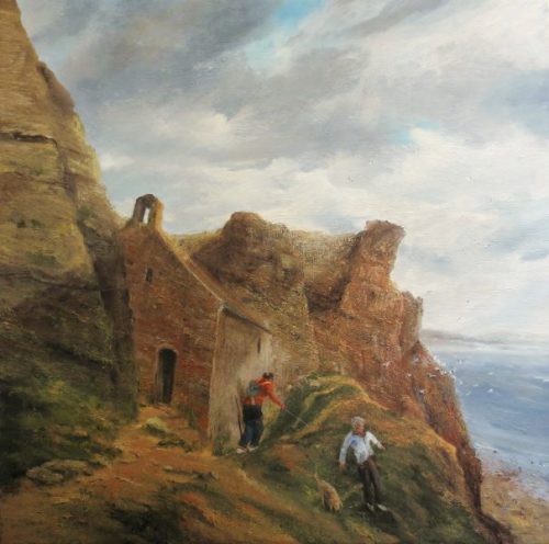St Govan's Chapel (100cm x 100cm)