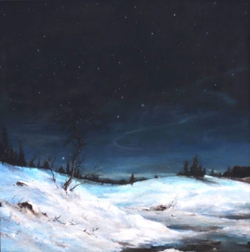 A Northern Sky (Abisko) (102cm x 102cm) AVAILABLE AS PRINT ONLY