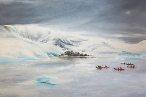 Antarctica - Gonzalez Videla Research-Station (150cm x 100cm)