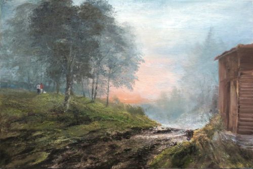 Fløyen Forest (91cm x 61cm)