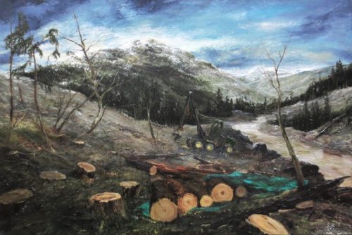 Highland Deforestation (150cm x 100cm)