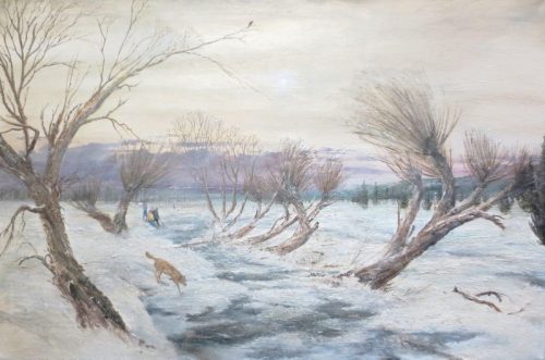 The Frozen River (150cm x 100cm)