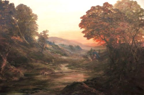 The Tamar Valley - Unauthorised Campers on Private Land (150cm x 100cm)