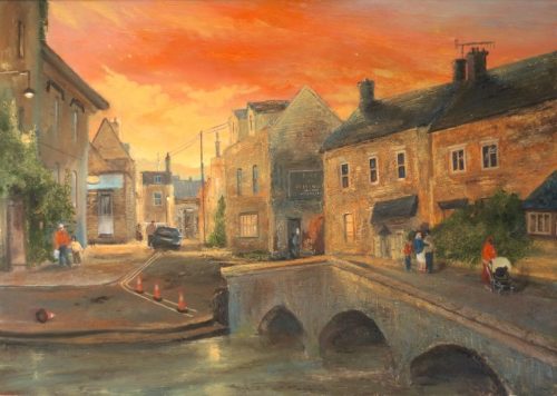 Bourton-on-the-Water (84cm x 59.5cm)