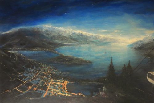 Queenstown From The Skyline Gondola Restaurant (150cm x 100cm)