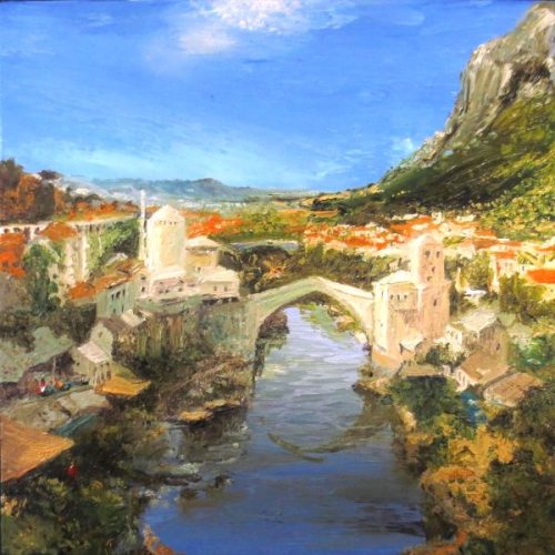 Mostar (20cm x 20cm) AVAILABLE AS PRINT ONLY