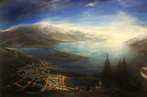 Queenstown From The Skyline Gondola Restaurant (150cm x 100cm)