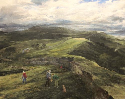 Hadrian's Wall (102cm x 82cm)