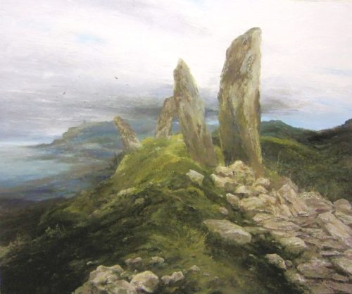 Megaliths By The Sea (120cm x 100cm)