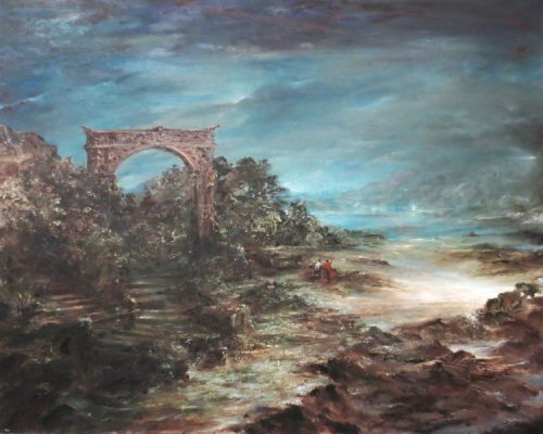 The Decaying Arch of Marcus Auerelius (102cm x 81cm)