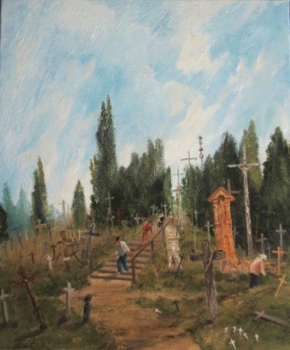 Hill Of Crosses (Kryžių kalnas) (50cm x 60cm)