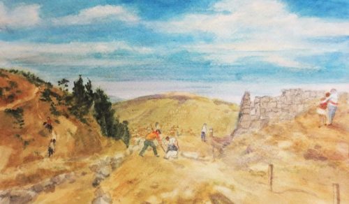 Sacsayhuaman (26.5cm x 15.7cm)