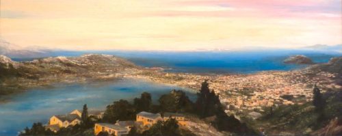 The View over Wellington (119cm x 51cm) AVAILABLE AS PRINT ONLY