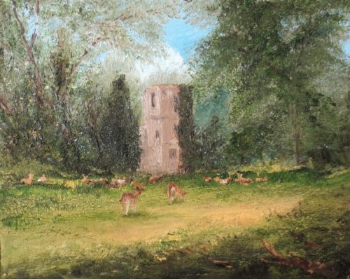 Thundridge - Old St Mary's (25.8cm x 21cm)