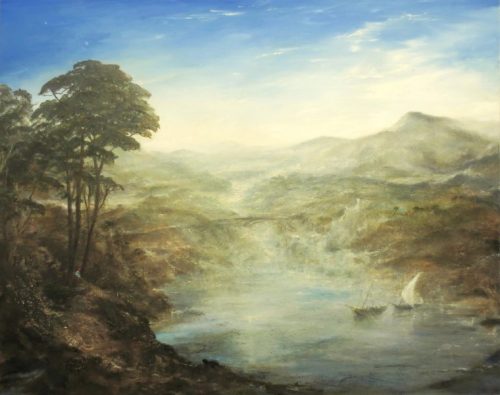 Rocky Bay on the Aegean (127cm x 102cm)