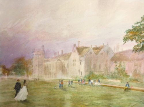 Lacock Abbey 30cm x 22cm