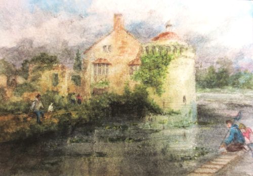 Scotney Castle (16.7cm x 11.6cm)
