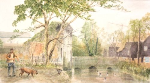 Waltham Abbey (30cm x 16.7cm)