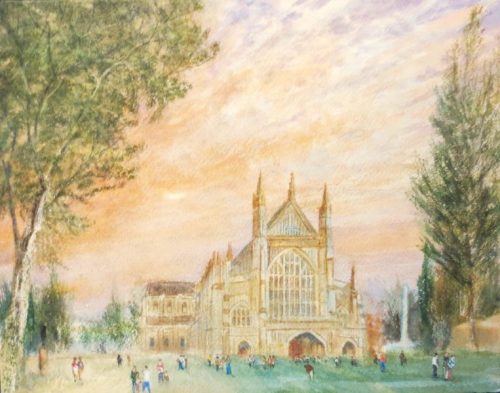 Winchester Cathedral (25.5cm x 20cm)