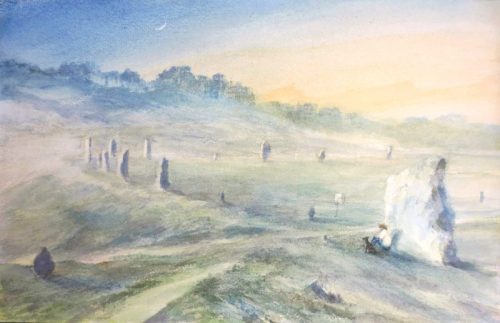 Avebury Stone Circle (38.5cm x 24.9cm)