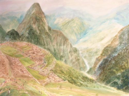 Machu Picchu (73cm x 55cm)