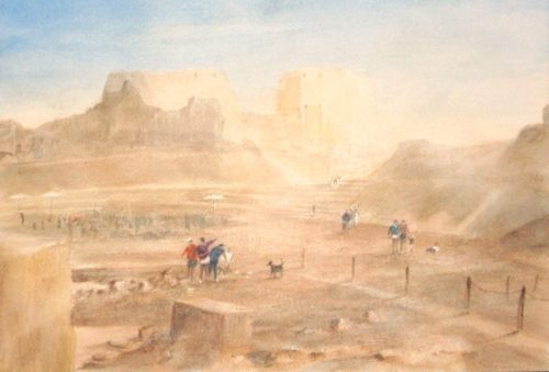 Temple of Edfu (39.5cm x 26.5cm)