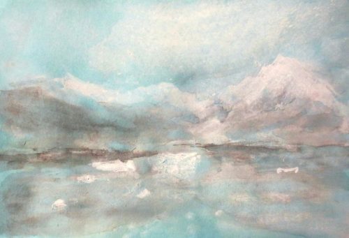 Antarctica - Croker Passage (16cm x 10.9cm)