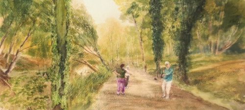 Ixworth - Long Carr (33.5cm x 15.1cm)