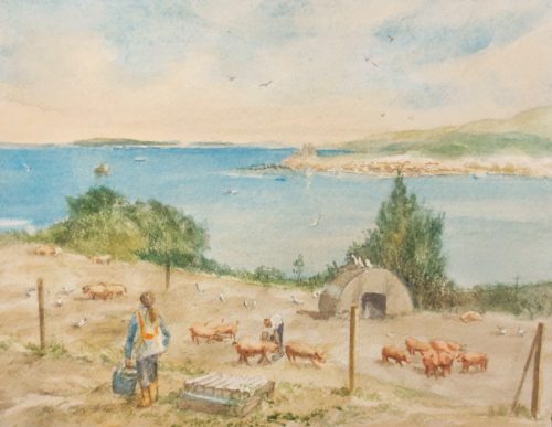 St Agnes - Piggery (23.1cm x 17.9cm)