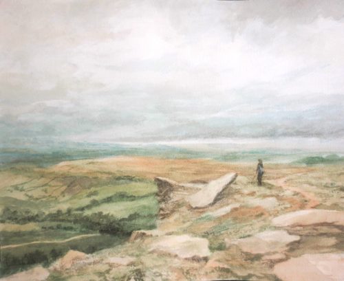Stanage Edge (34.6cm x 28.7cm)