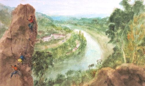 Symonds Yat (24.1cm x 14.6cm)