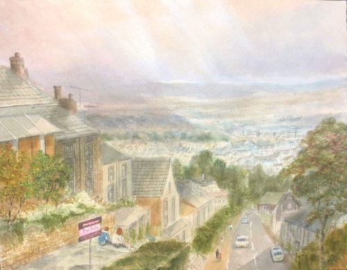 Sheffield and The Peak District (34.7cm x 27cm)