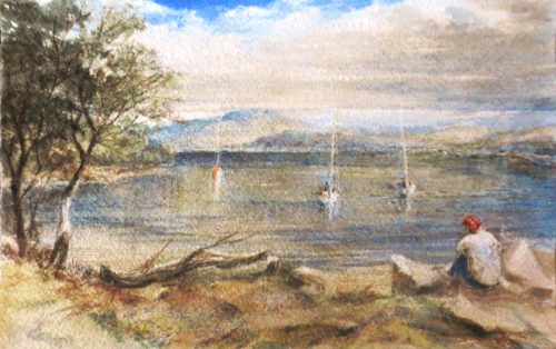 Lake Windermere (20.1cm x 12.7cm)